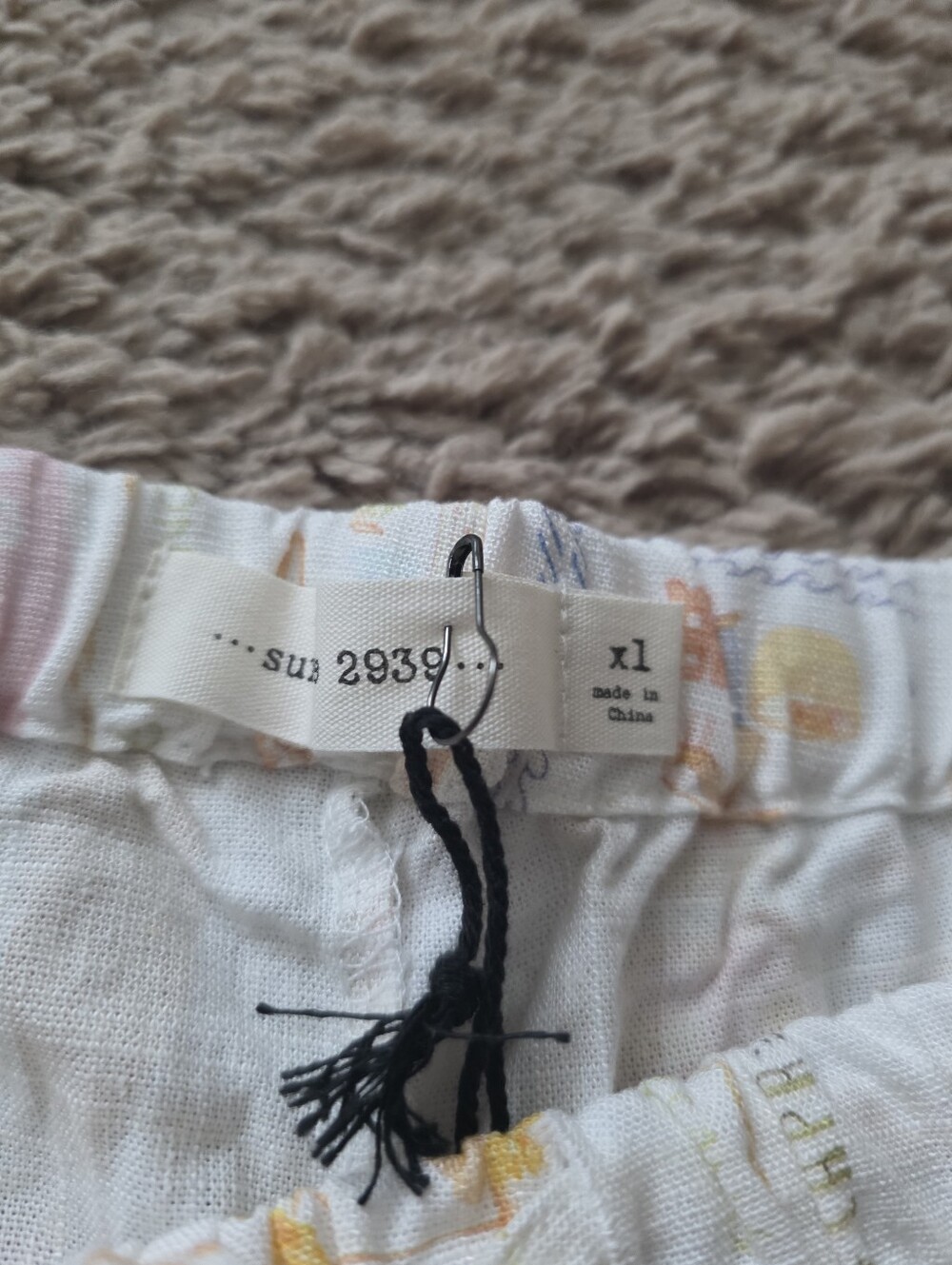 Linen Blend Vacay Tropical World Travel Wide Leg Pants Womens XL Suite 2393 Nwt - Picture 2 of 7